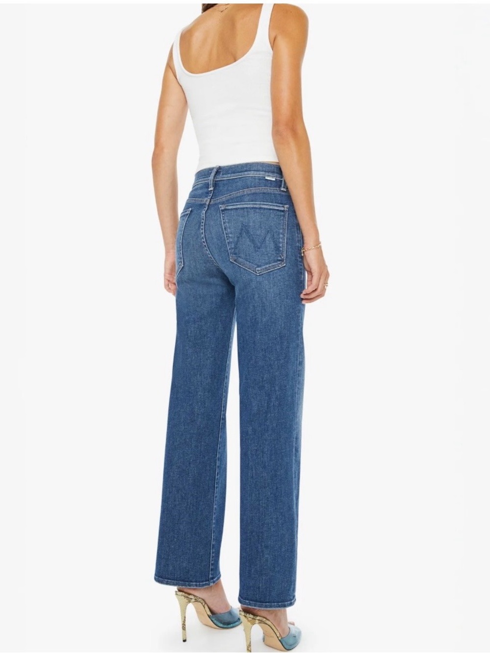 Mother The Mid Rise Rambler Zip Ankle Sz 26